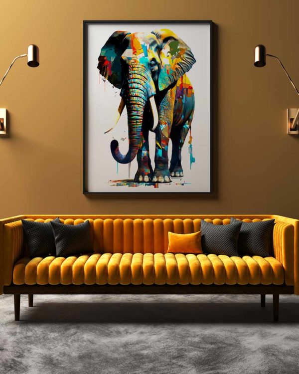 Elephant 04 Framed Vertical 1080x1350