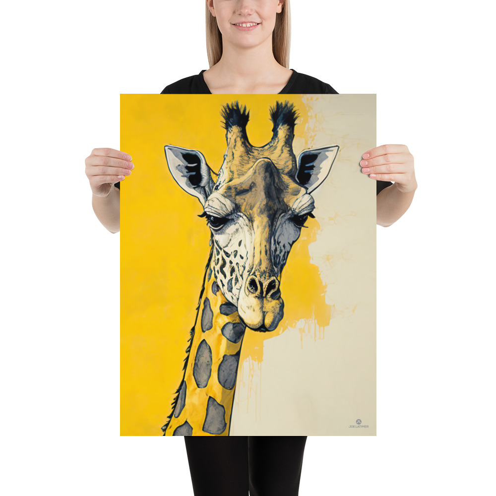 Giraffe Poster - Joe Digital Media | A FL Winter Artist Park, Creative | Latimer