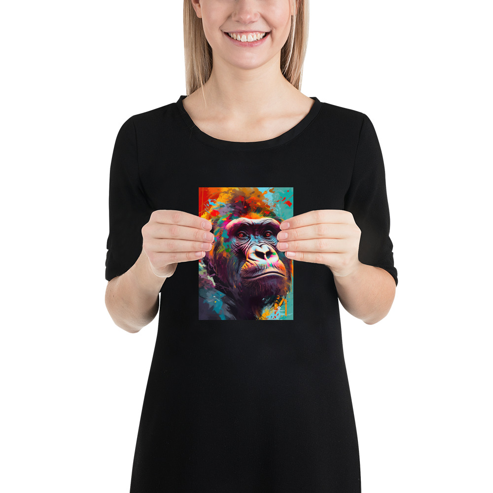 Gorilla Poster - Joe Latimer FL Winter | Creative Digital Park, Media Artist | A