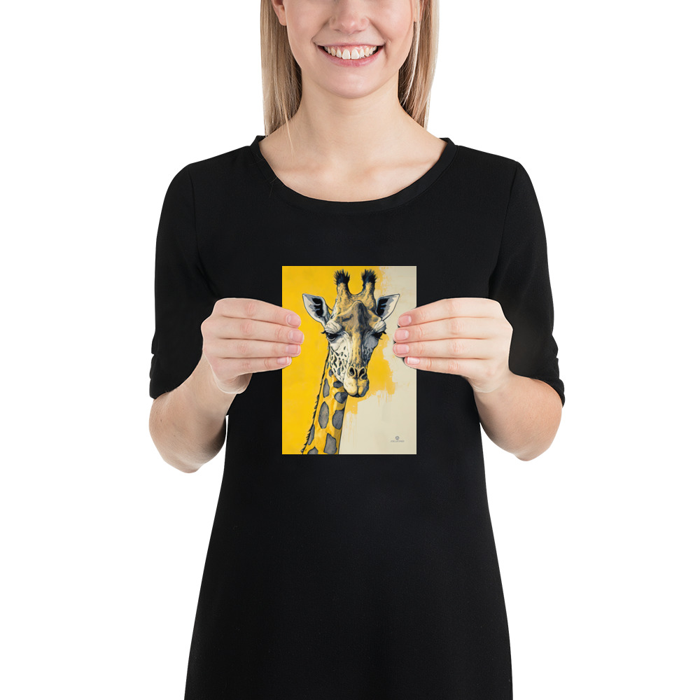 Giraffe Poster - Joe Latimer FL Park, Media A Digital Winter Artist | Creative 