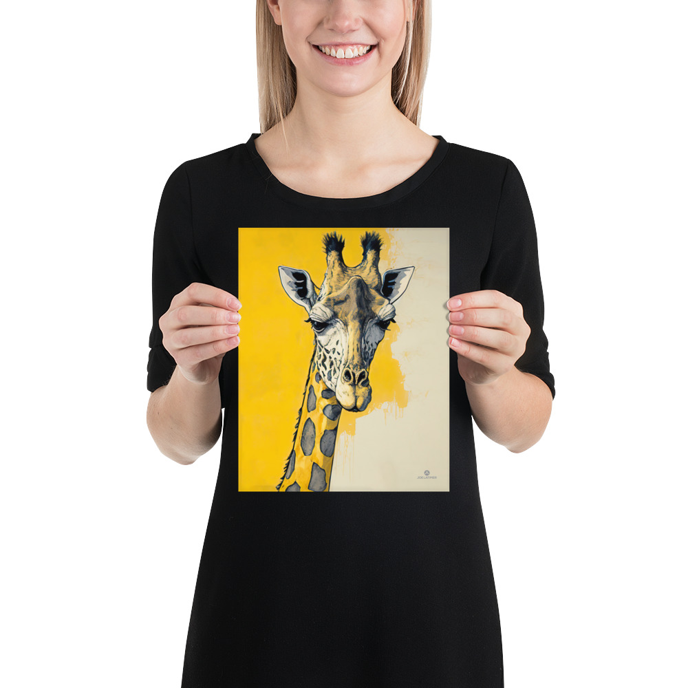 Giraffe Poster - Latimer Joe Park, Digital | | Media Artist Creative A Winter FL