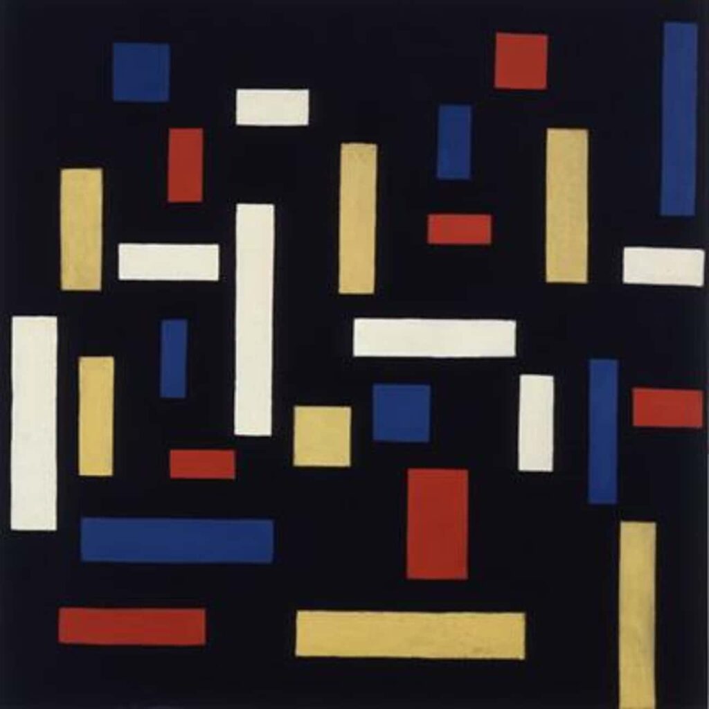 Composition VII (The Three Graces) (1917) is a painting by Dutch artist Theo van Doesburg.