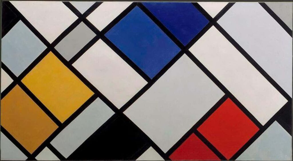 Contra-Composition with Dissonances XVI (1925) is a painting by Dutch artist Theo van Doesburg.