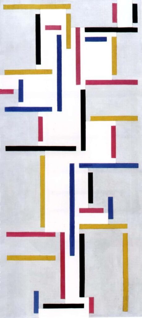 Rhythm of a Russian Dance (1918) is a painting by Dutch artist Theo van Doesburg.