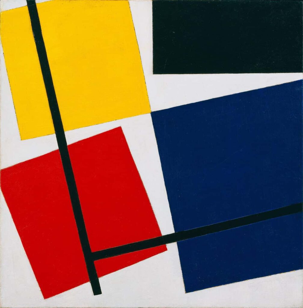 Simultaneous Counter-Composition (1929-1930) is a painting by Dutch artist Theo van Doesburg.